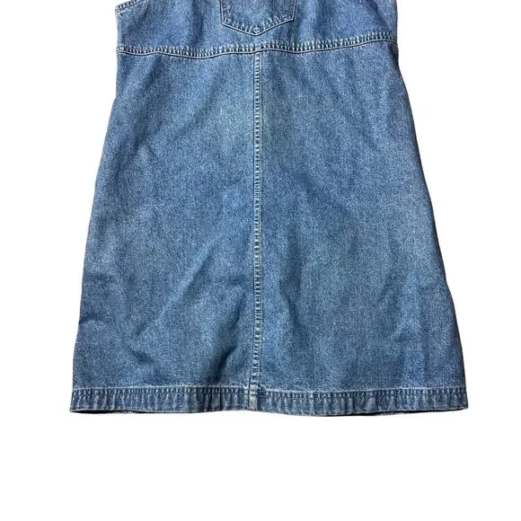 Vintage 90s Levi’s Denim Dress Medium - Picture 3 of 5